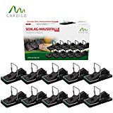 Gardigo Profi Mausefalle 10er Set, Schlagmausefall... Gardigo Profi Mausefalle 10er Set, Schlagmausefall...